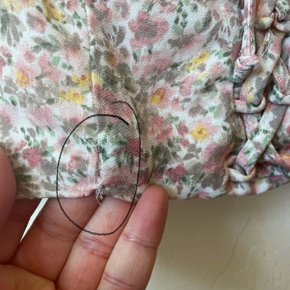 Altar'd State Floral Milkmaid Blouse - Picture 11 of 12